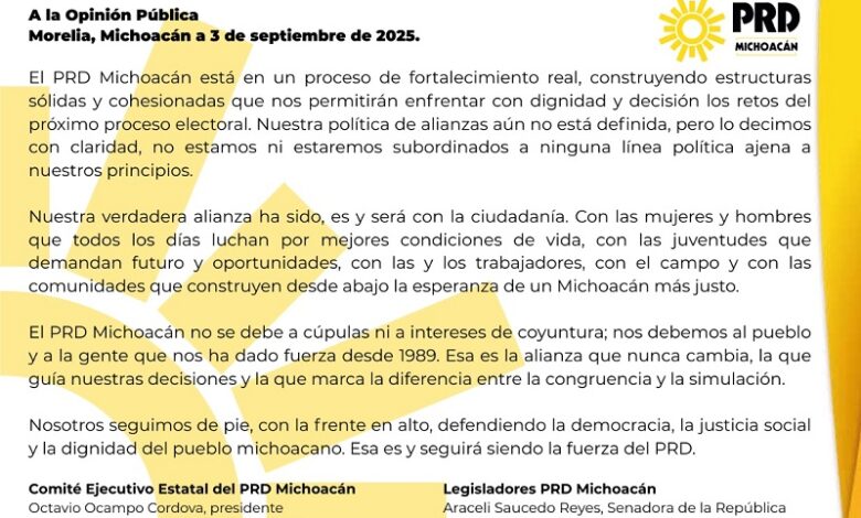 PRD Michoacán