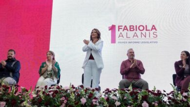 Fabiola Alanís en su Primer Informe Legislativo