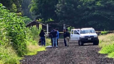 Zona acordonada en una brecha