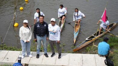 César Erwin Sánchez inaugura torneo de canotaje