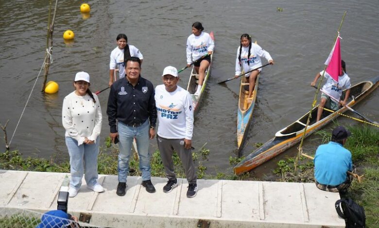 César Erwin Sánchez inaugura torneo de canotaje