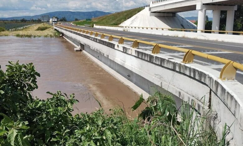 Libramiento, río Lerma, lluvias