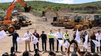 Alfonso Martínez en arranque de obra pública