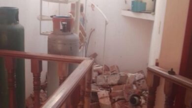 Explosión en vivienda