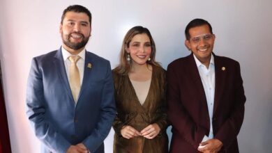 Octavio Ocampo, Brissa Arroyo y Conrado Paz