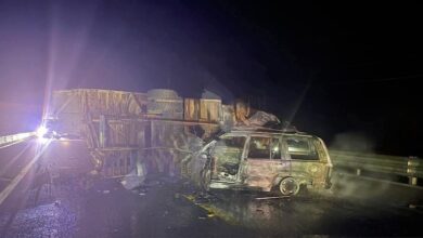 Accidente, carambola