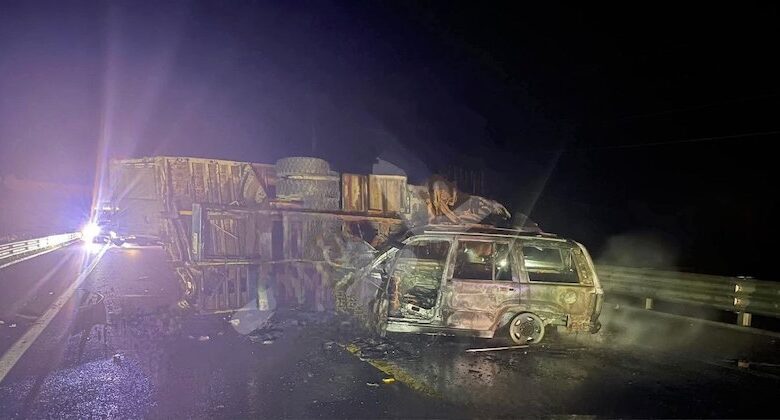 Accidente, carambola