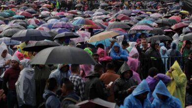 Lluvias fuertes, 16 de septiembre