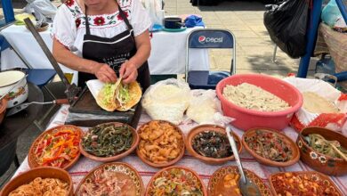 Pozole, quesadillas, Morelia