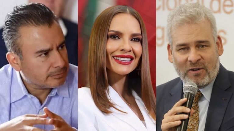 Fidel Calderón, Nalleli Pedraza y Alfredo Ramírez Bedolla