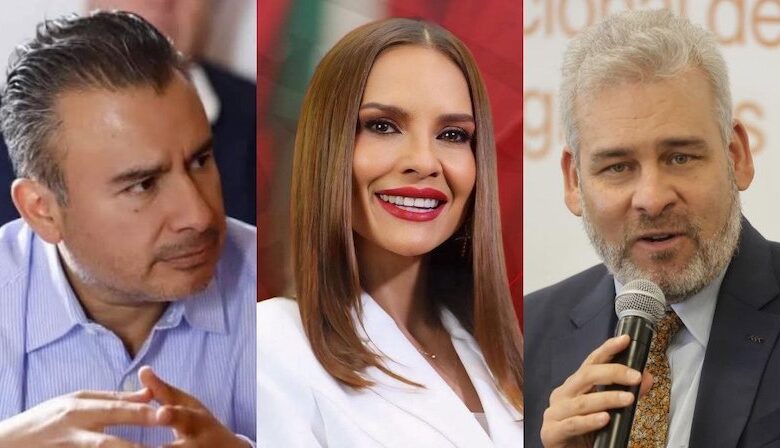 Fidel Calderón, Nalleli Pedraza y Alfredo Ramírez Bedolla