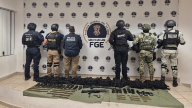Tzitzio, operativo, armas aseguradas