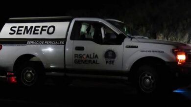 Camioneta del Semefo