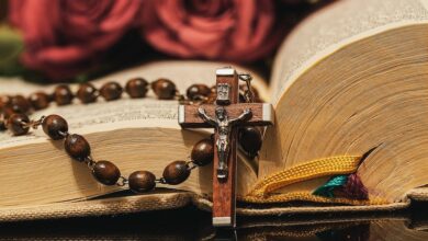 Biblia y Rosario