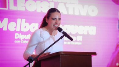Giulianna Bugarini en discurso