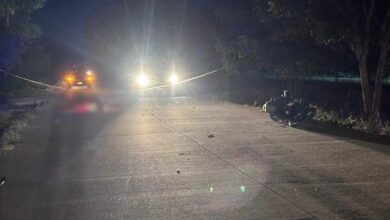 Motocicleta accidentada