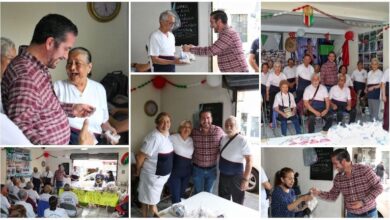 Hugo Servín apoya a adultos mayores
