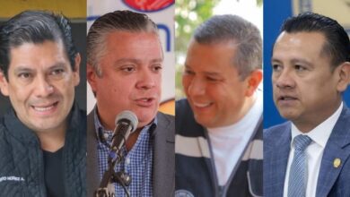 Ernesto Núlez, Luis Navarro, Juan Carlos Barragán y Carlos Torres