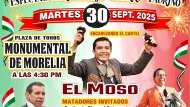 Festejo charro taurino en Morelia