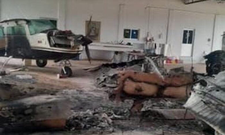 Avionetas destruidas