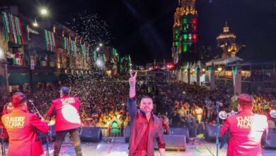 Claudio Alcaraz en concierto en Morelia