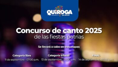 Quiroga, Concurso de Canto