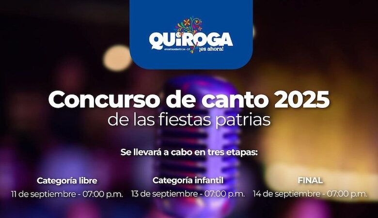 Quiroga, Concurso de Canto