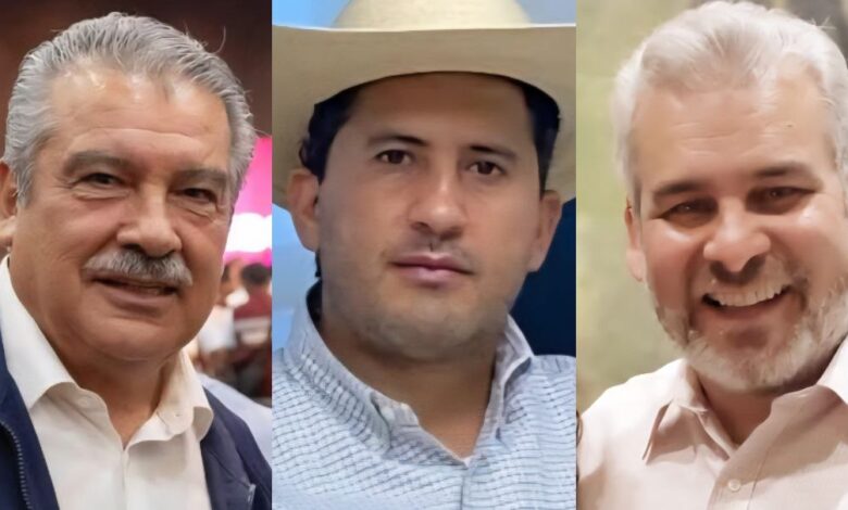 Raúl Morón Orozco, Carlos Manzo Rodríguez y Alfredo Ramírez Bedolla