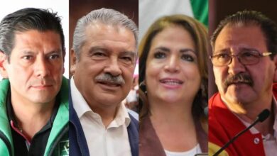 Ernesto Núñez, Raúl Morón, Fabiola Alanís y Reginaldo Sandoval