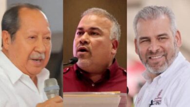 Leonel Godoy, Jesús Mora y Alfredo Ramírez Bedolla