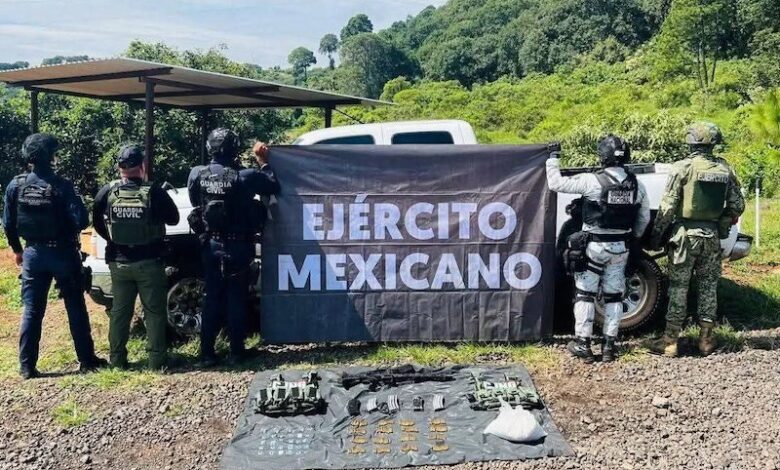 Ejército Mexicano asegura campamento clandestino
