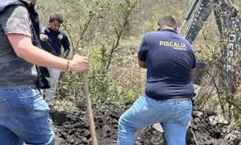 Excavaciones en fosa clandestina