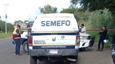 Camioneta del Semefo