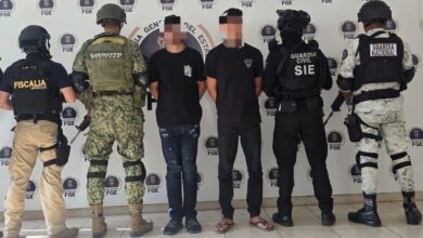 Extorsionadores detenidos