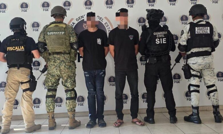 Extorsionadores detenidos