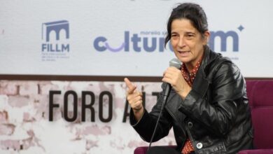 Patrícia Portela en la Feria Internacional del Libro y la Lectura de Morelia