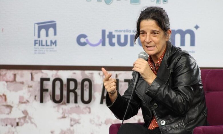 Patrícia Portela en la Feria Internacional del Libro y la Lectura de Morelia