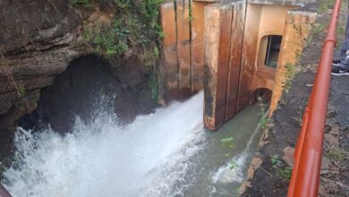 Desfogue controlado de la Presa de Cointzio