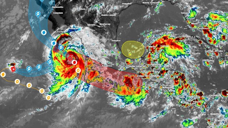 México, lluvias torrenciales