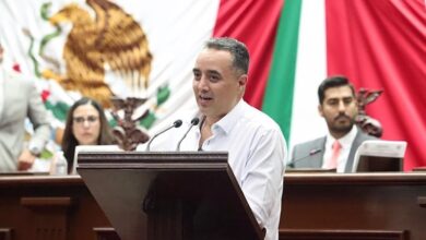 Juan Pablo Celis en tribuna