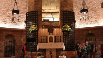 restos de San Francisco de Asís