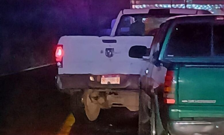 Camionetas en carretera