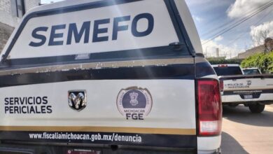 Camioneta del Semefo