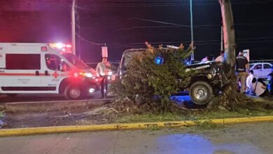 Jeep chocado contra auto