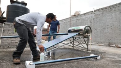 Alfonso Martínez, calentadores solares