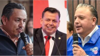 Víctor Manríquez, Guillermo Valencia y Carlos Quintana