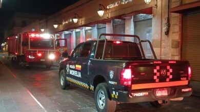 Bomberos y Policía Morelia