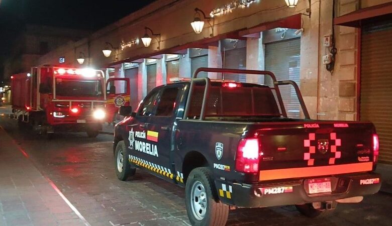 Bomberos y Policía Morelia