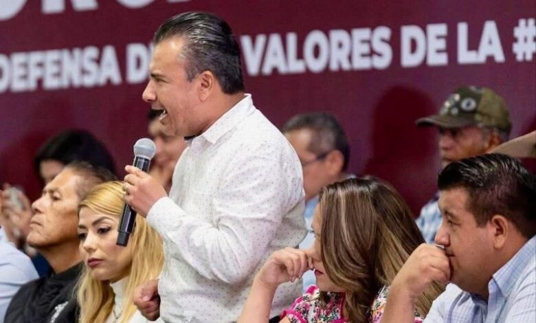 Fidel Calderón Torreblanca en discurso