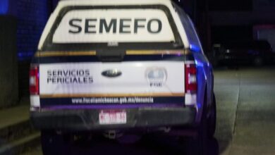 Camioneta de la Semefo